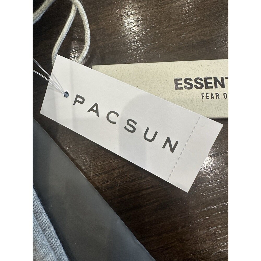 Small/Medium/Large Fear Of God Essentials Hoodie Dark Oatmeal SS22 NEW AUTHENTIC - Picture 7 of 11